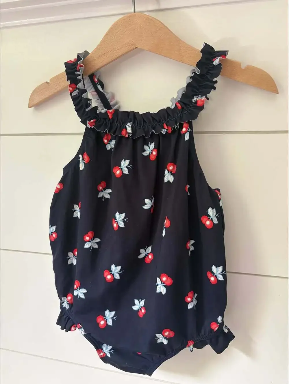janie & jack cherry swimsuit - 18-24 months